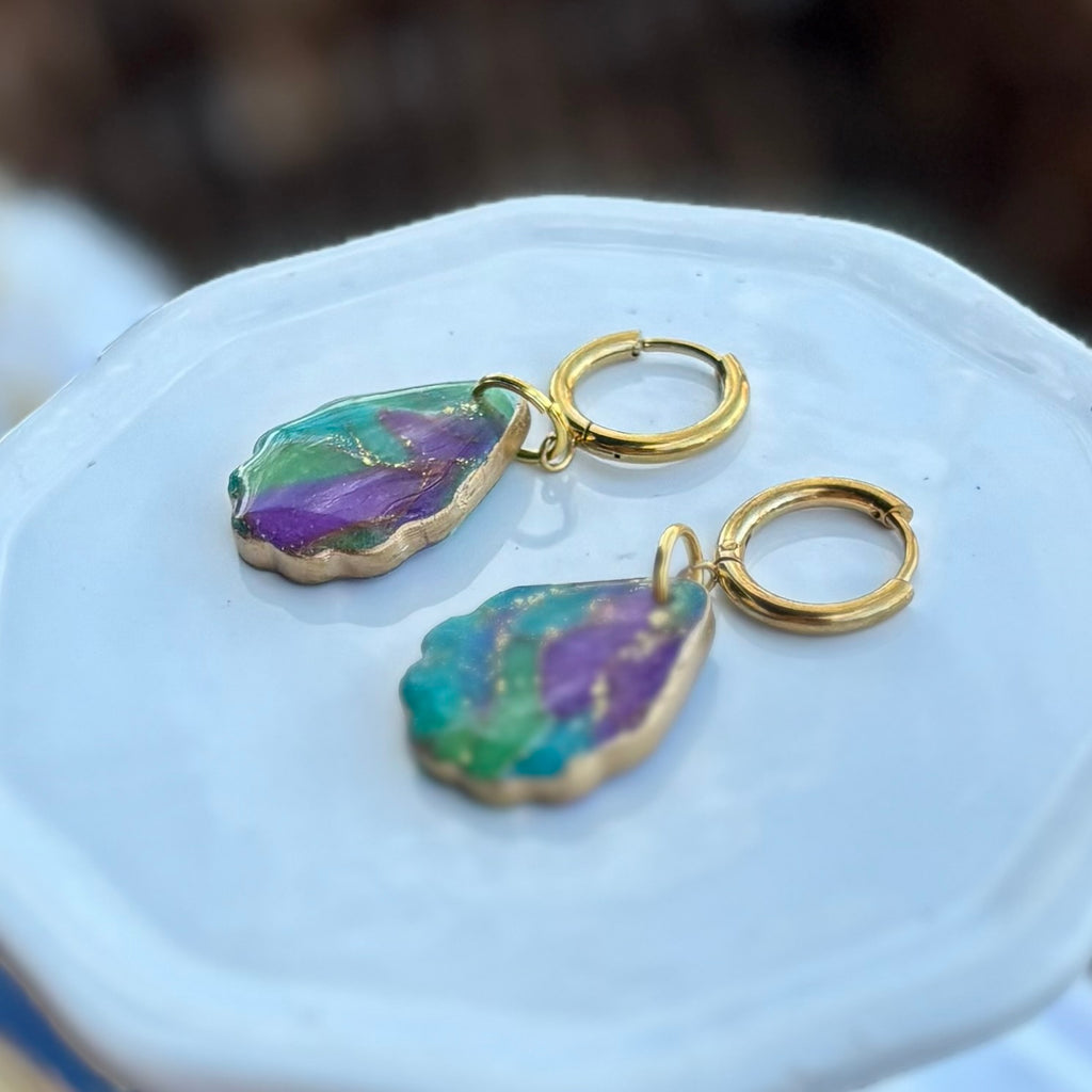 Fatima | Teardrop Hoop | Spring