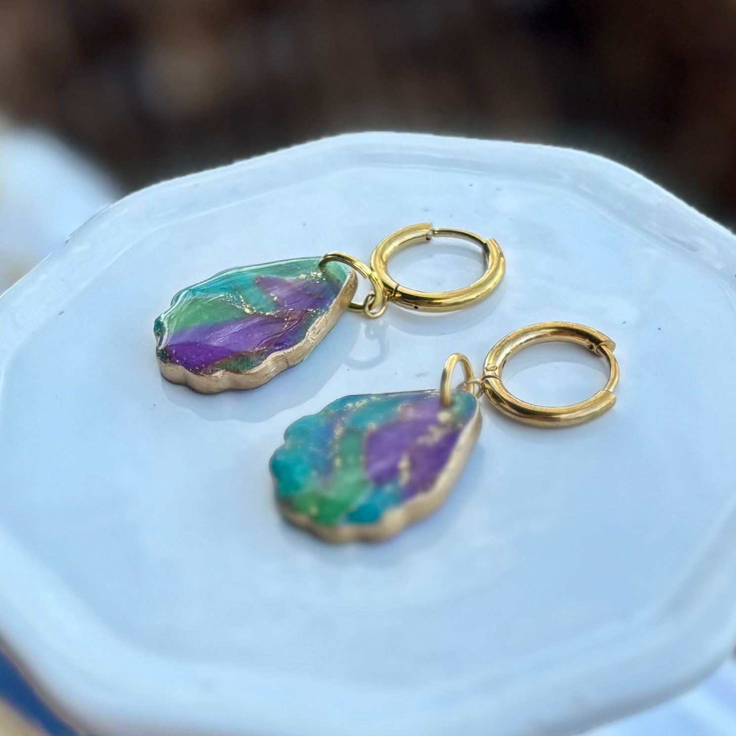 Fatima | Teardrop Hoop | Spring
