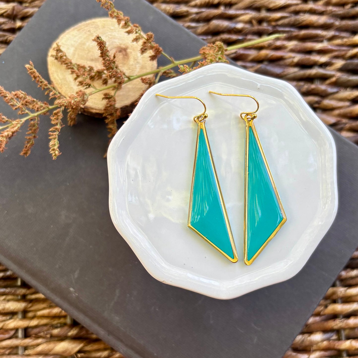 Parker | Triangle | Aquamarine