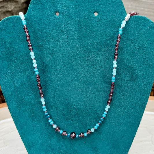 Luciana | Plum, Sea Green, Sky Blue, Powder Blue | Summer