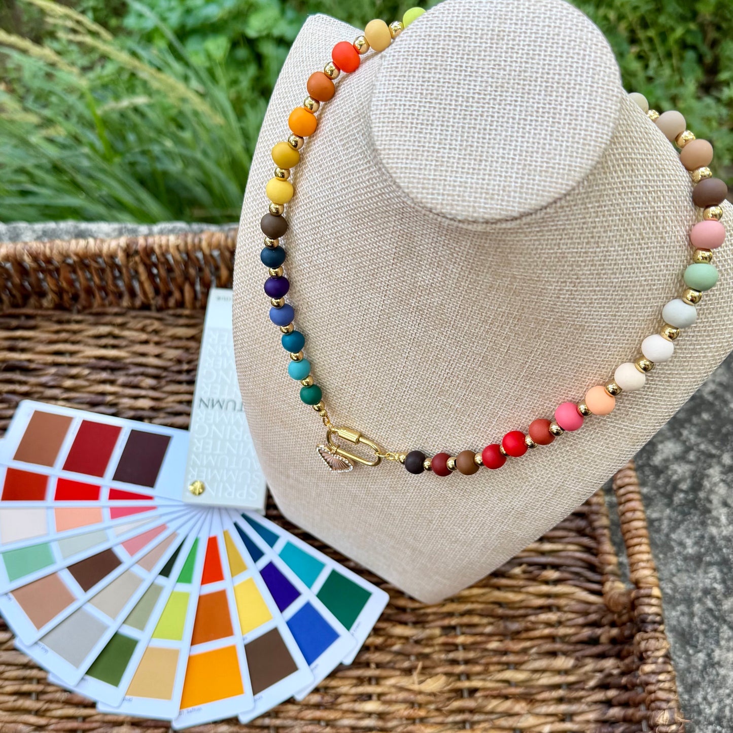 Palette Wearables | Carabiner Necklace | Autumn