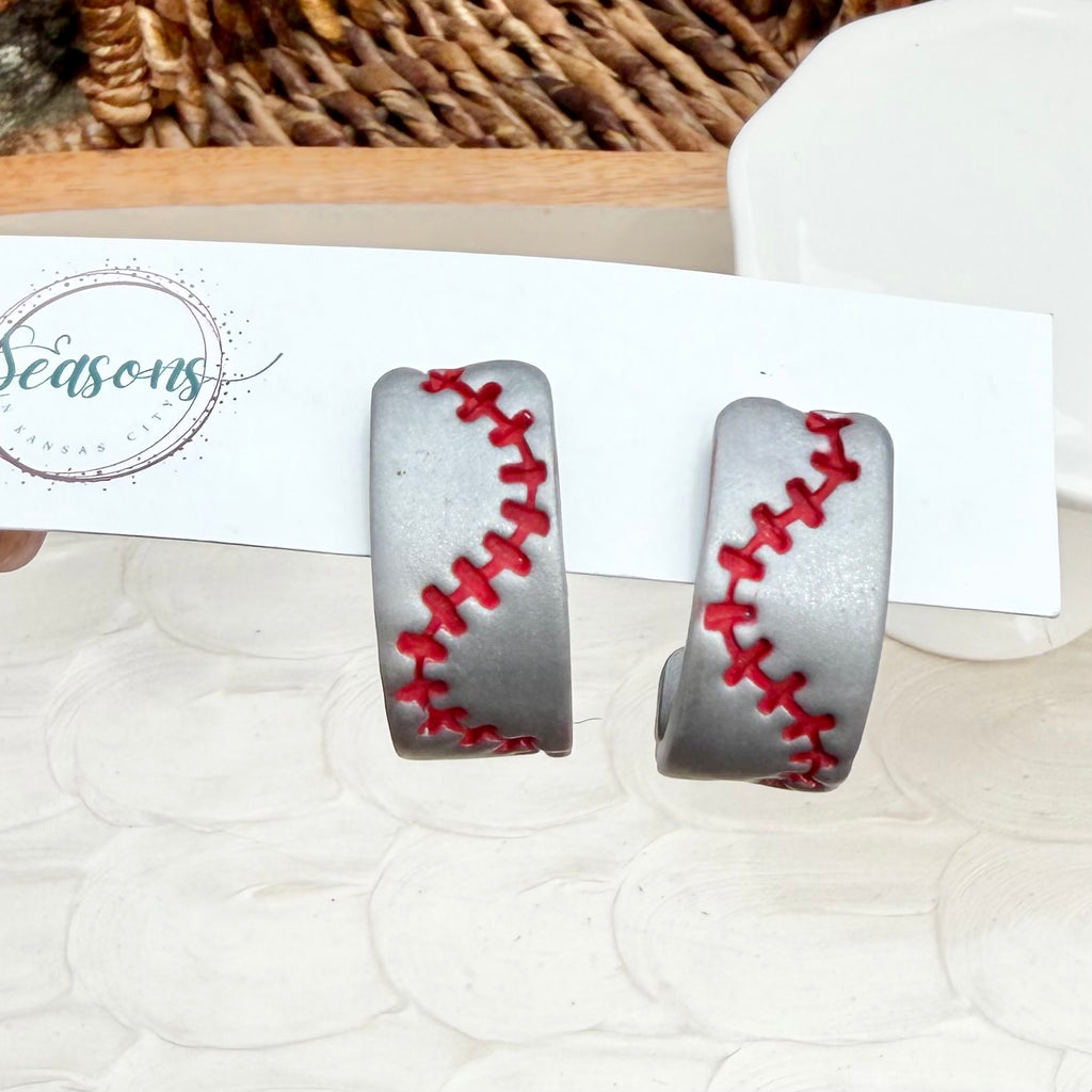 Baseball Hoops | Silver | Summer and Winter