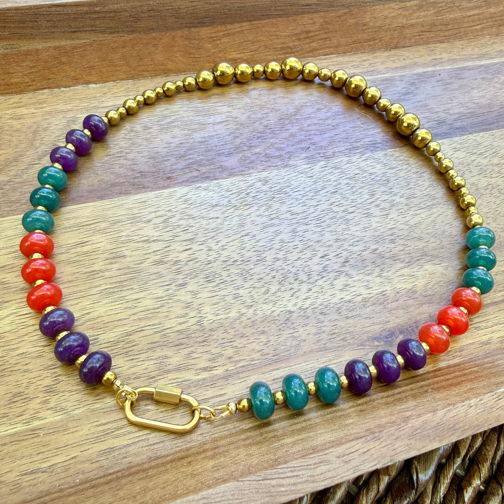 Ava | Orange, Kingfisher, and Royal Purple| Autumn