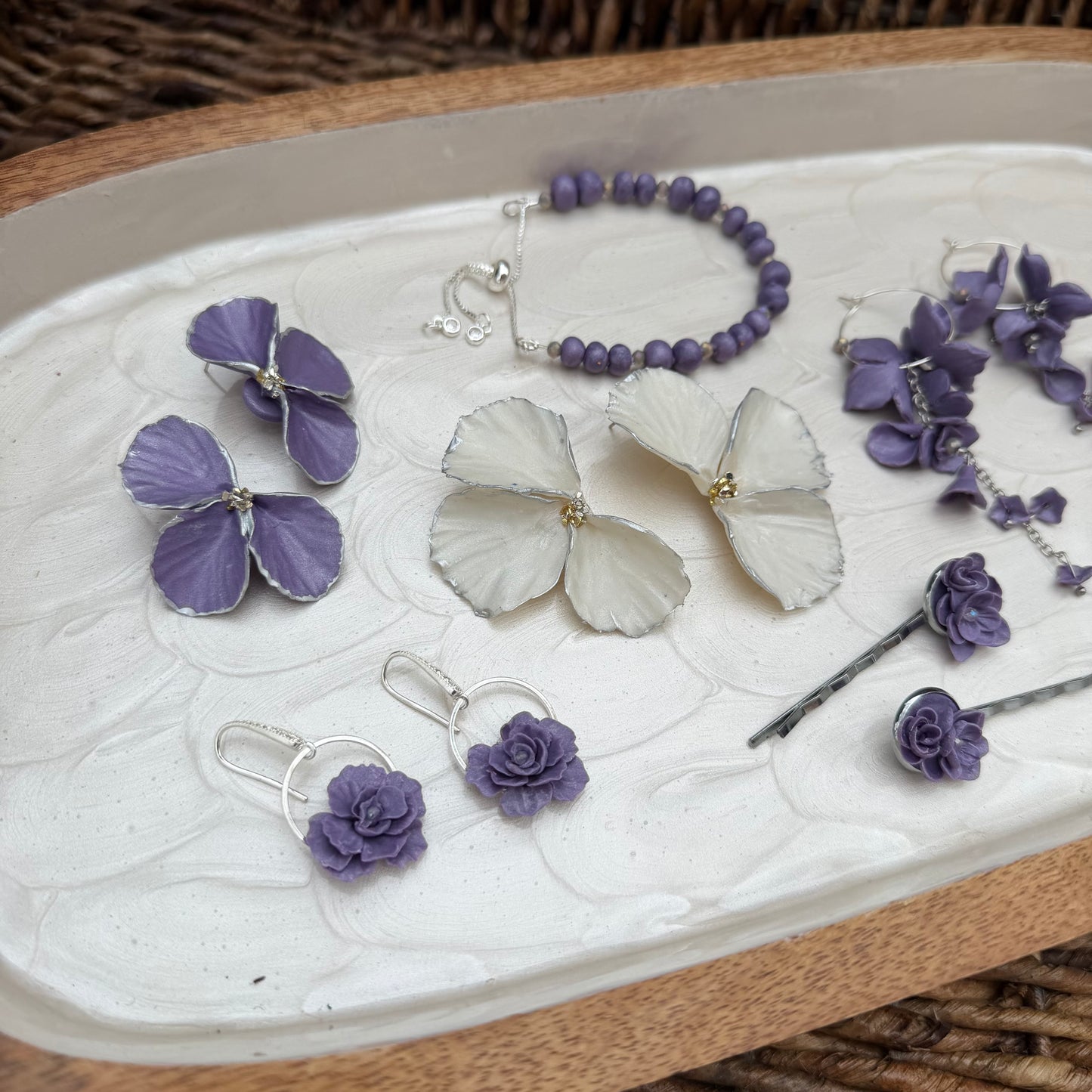 Amelia | Floral Dangle | Customizable