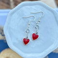 Heart Dangles | Cherry/Carmine | Winter and Summer