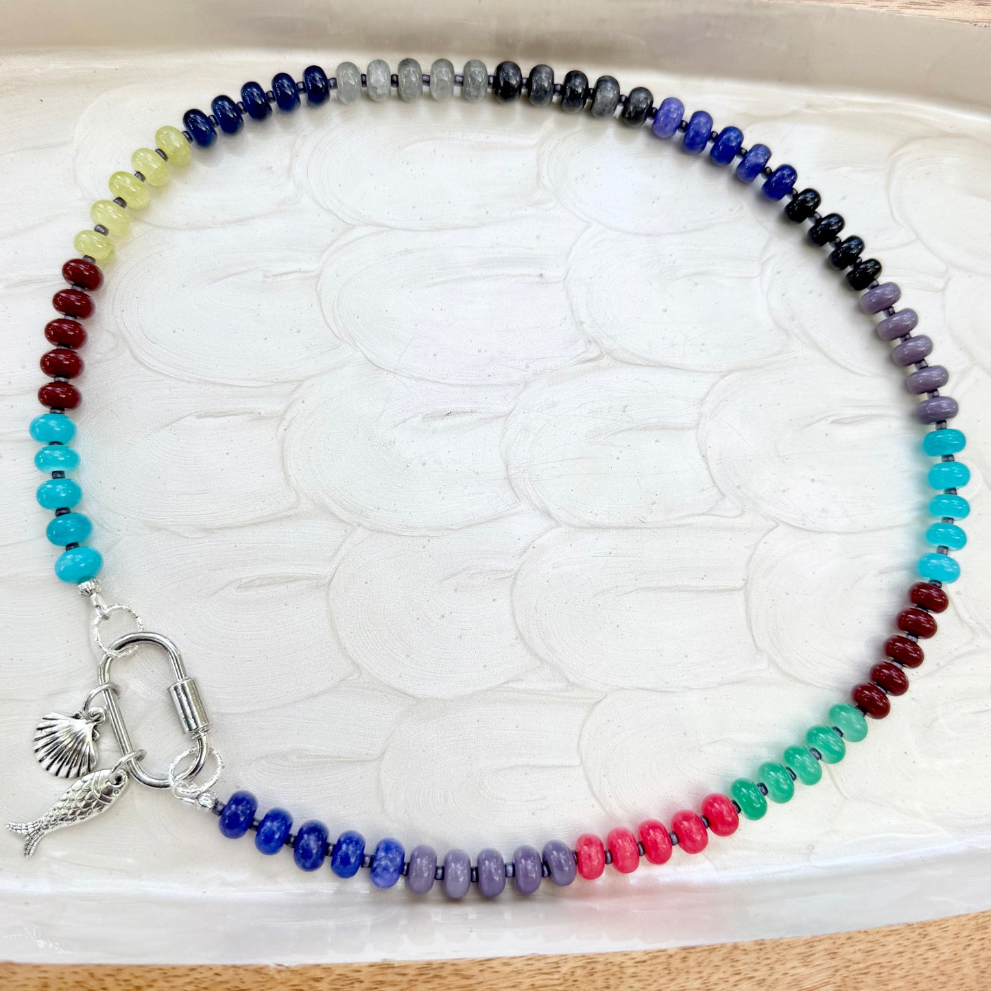 Ava | Multi with Indigo Spacers | Winter