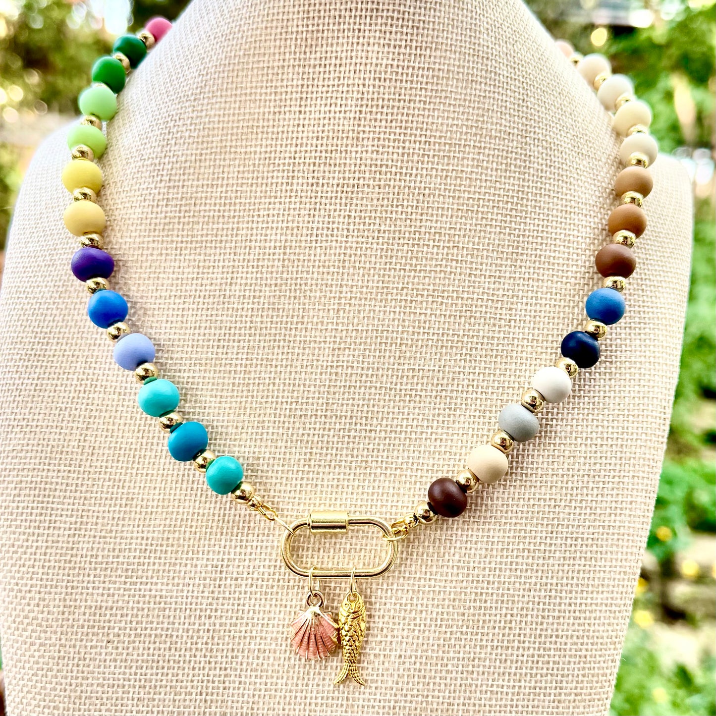 Palette Wearables | Carabiner Necklace | Spring
