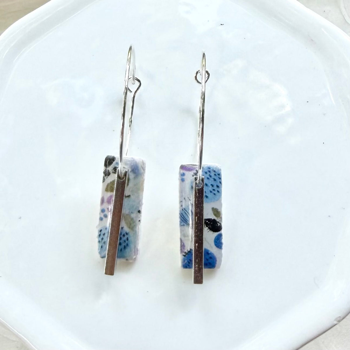 Gwen | Rectangle Hoops | Summer
