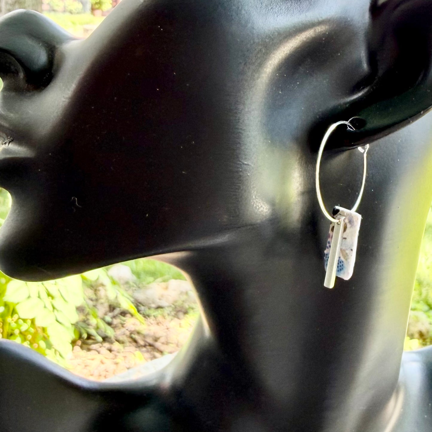 Gwen | Rectangle Hoops | Summer