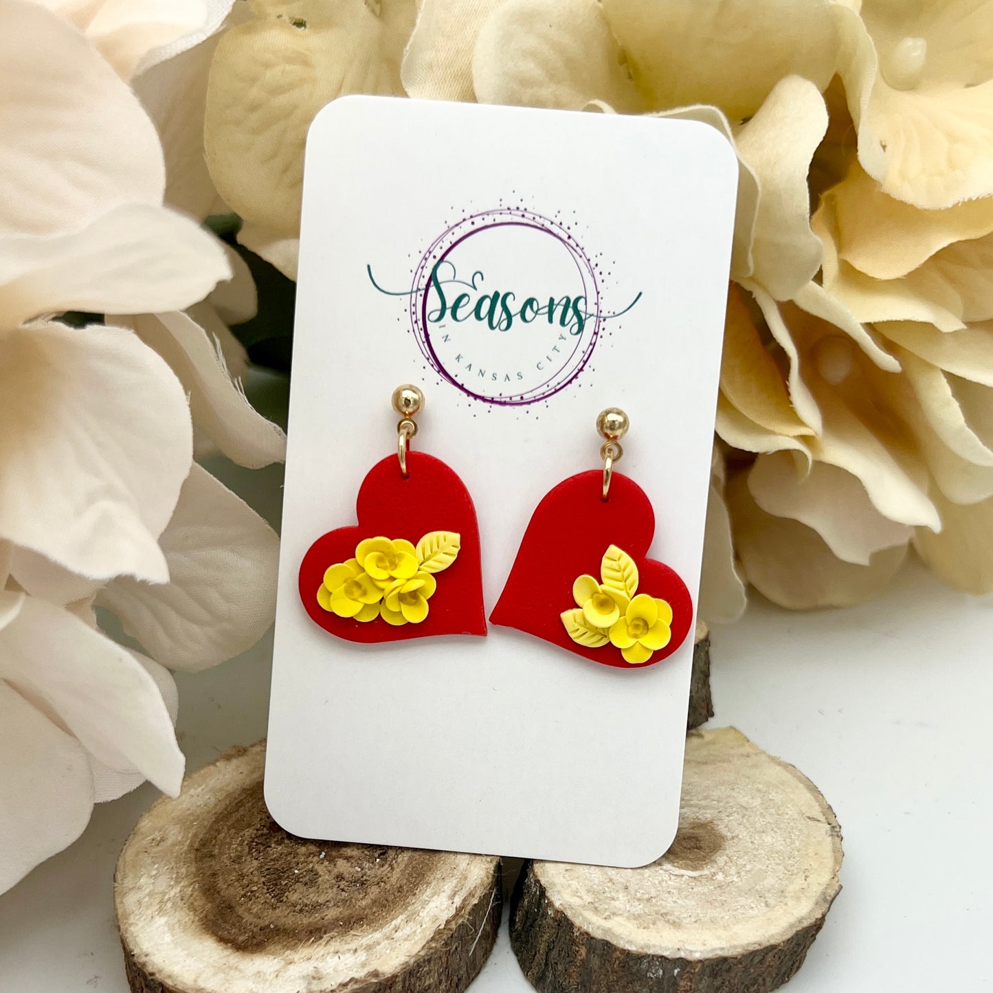 Karma Small Hearts | Kansas City | Cyclones | Red and Yellow