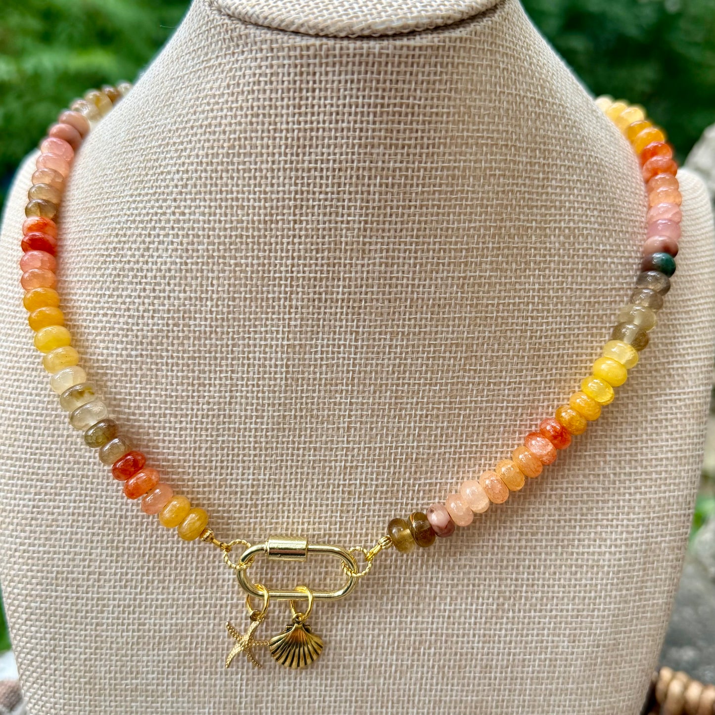Ava | Coral, Yellow, and Bronze | True Autumn