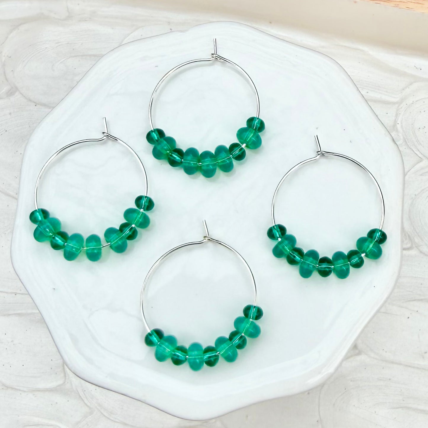 Wren | Jade Hoops | Summer