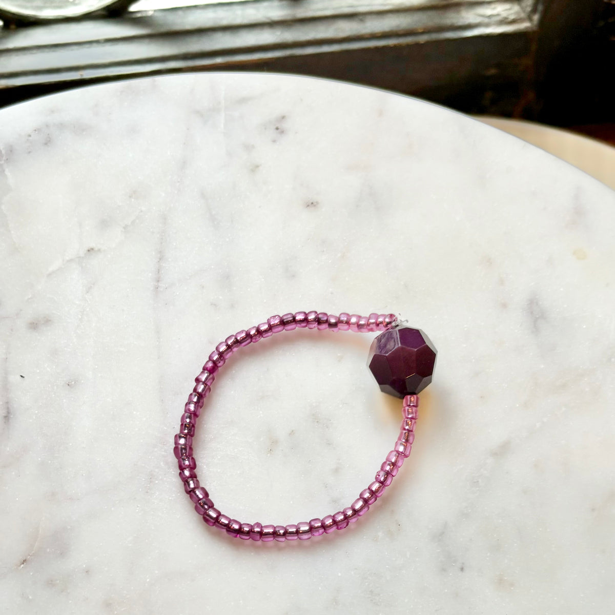 Statement Bracelets | Amethyst and Plum | Summer