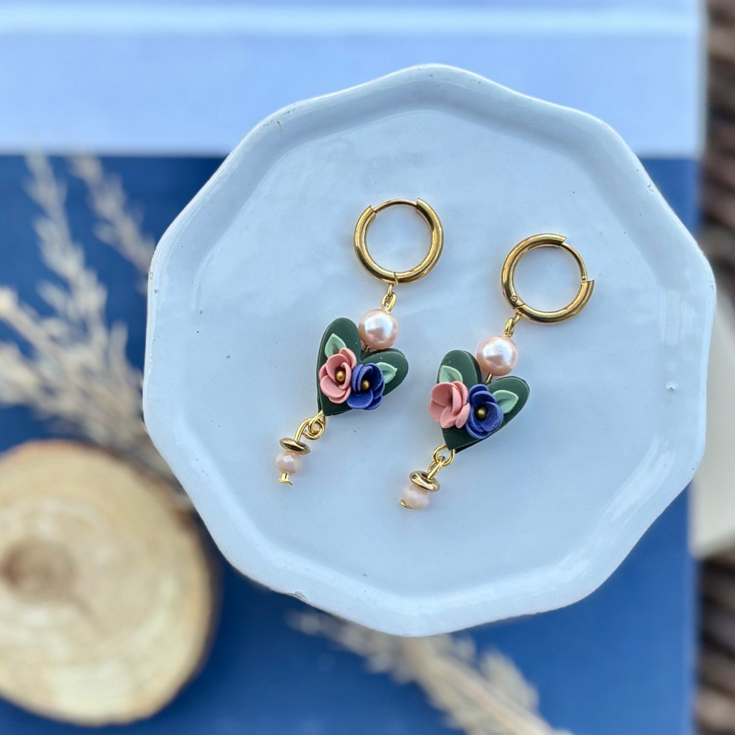 Lyla | Heart Dangles | Autumn