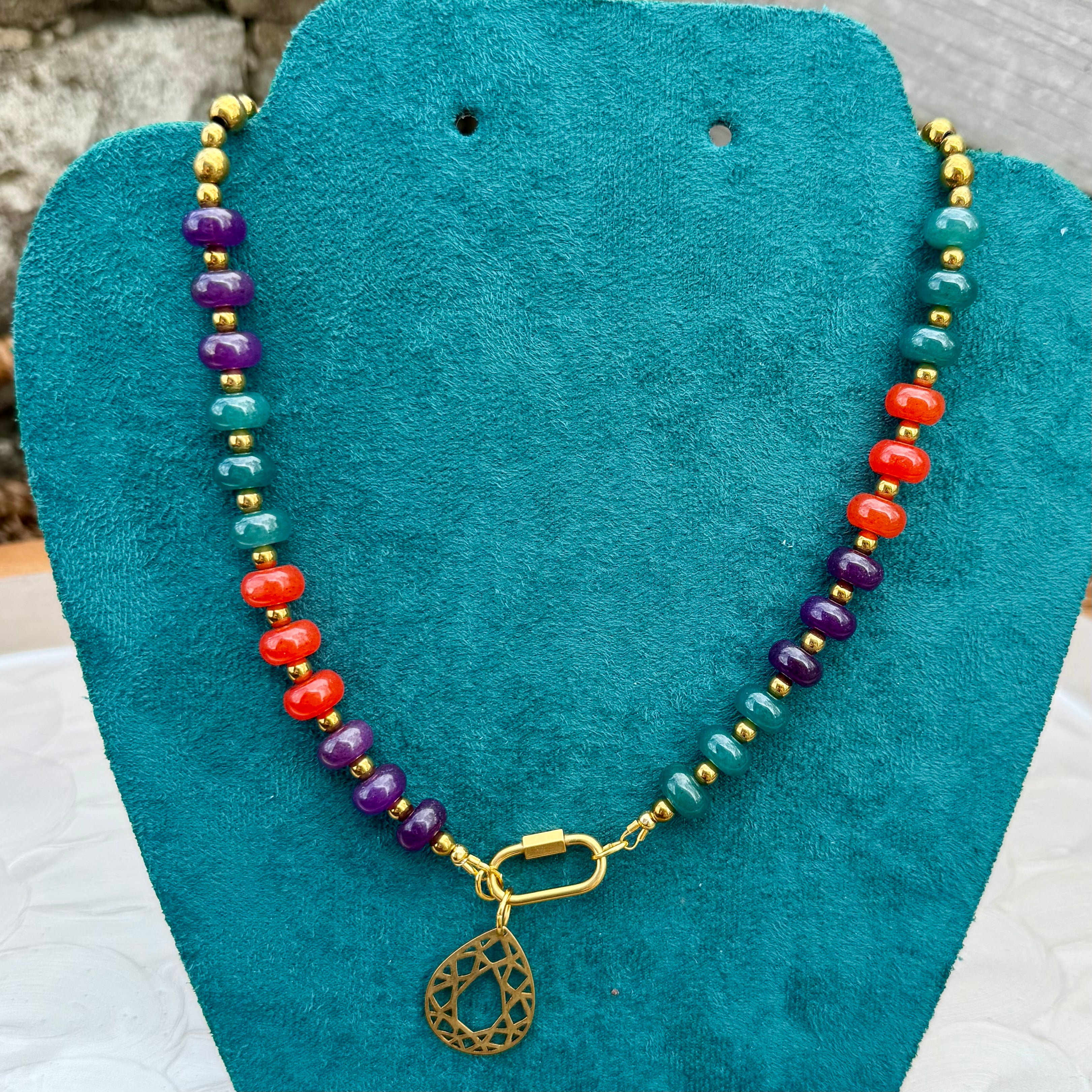 Ava | Orange, Kingfisher, and Royal Purple| Autumn
