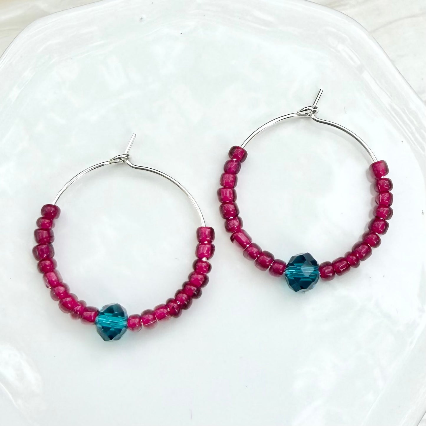 Malia | Turquoise Blue and Fuchsia | Winter