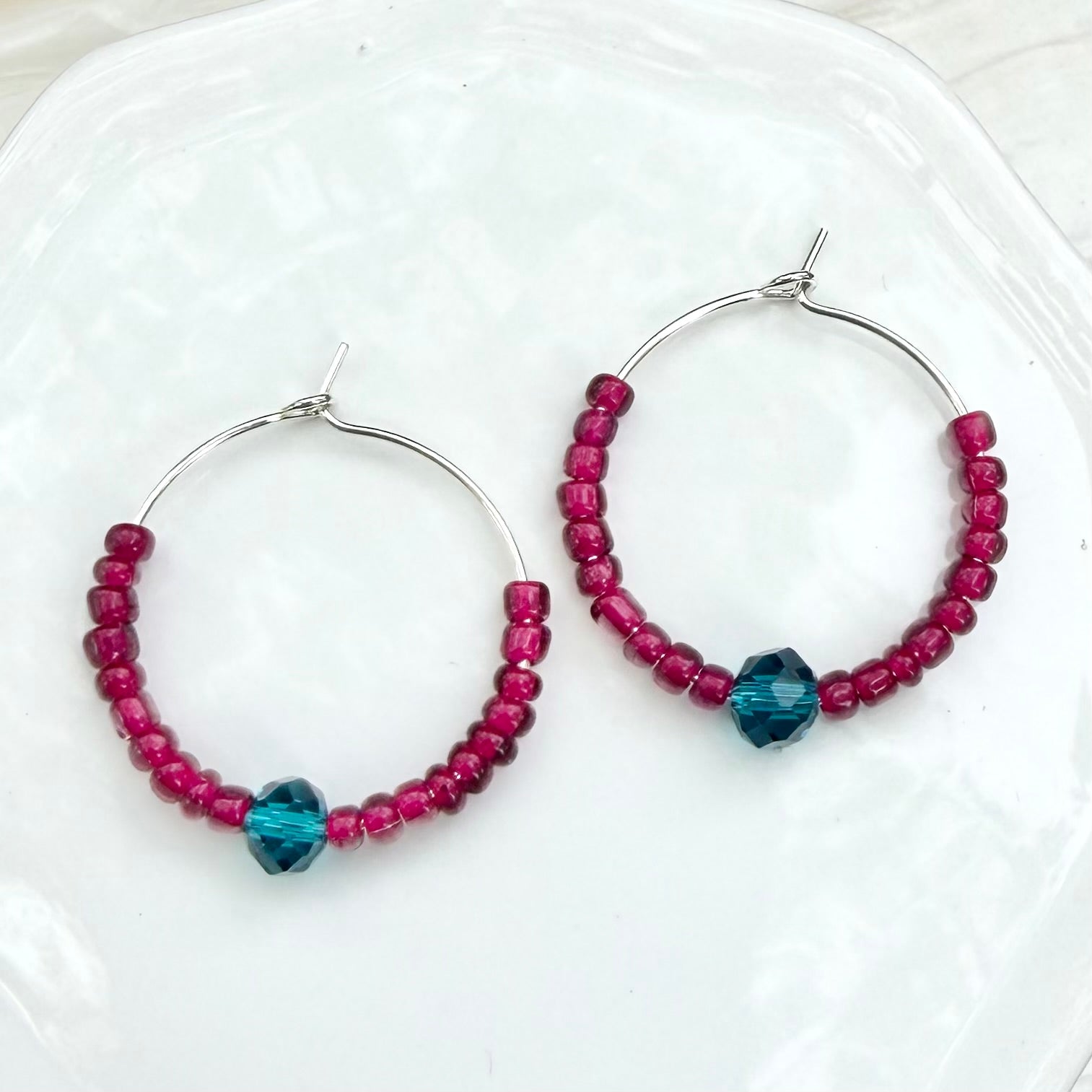 Malia | Turquoise Blue and Fuchsia | Winter