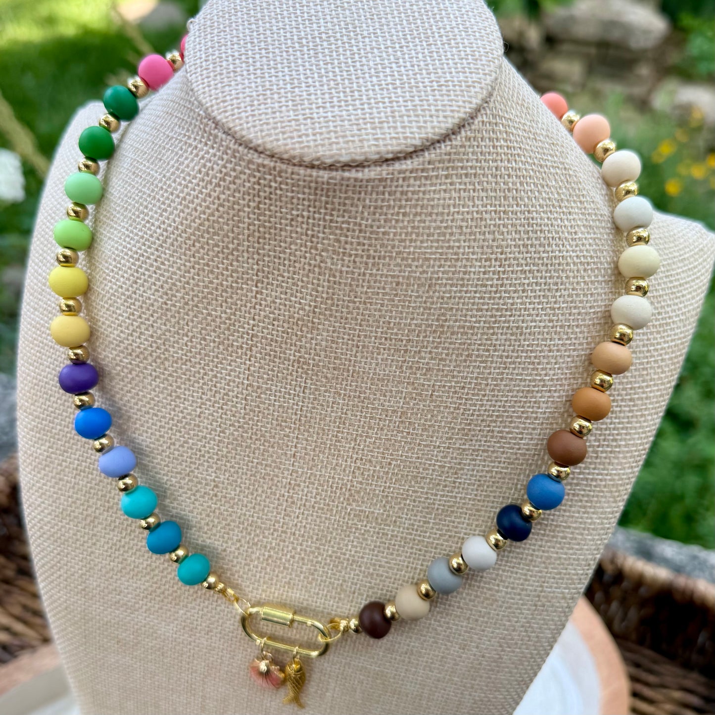 Palette Wearables | Carabiner Necklace | Spring