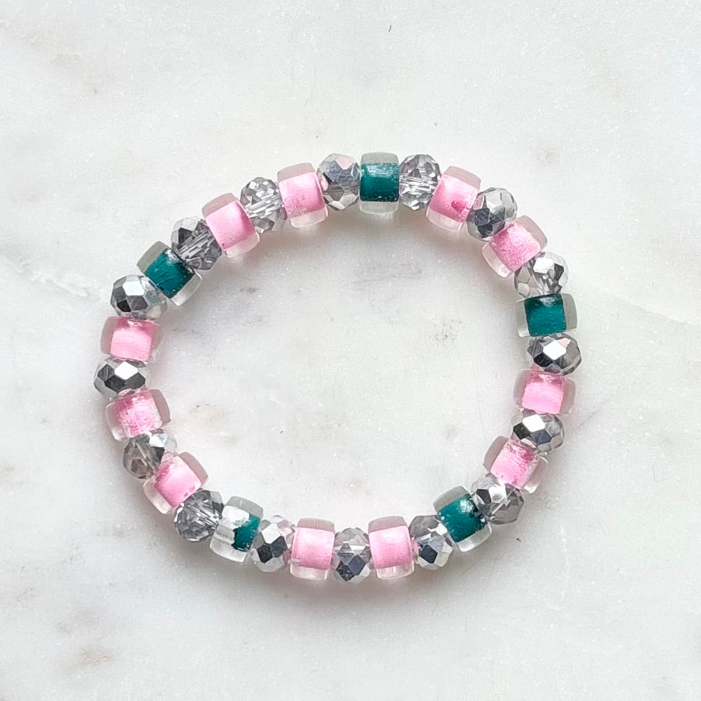 Wren | Rose and Sea Green | Summer