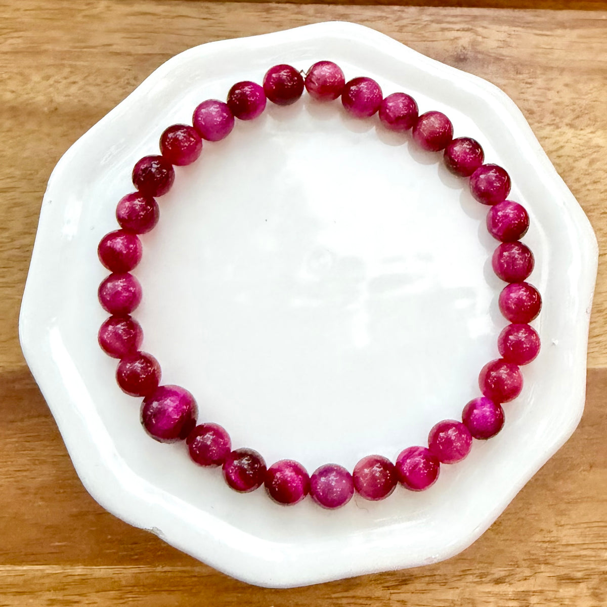 Alice |  Fuchsia and Burgundy| Bracelets | Winter