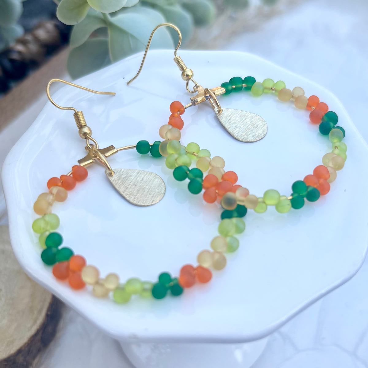 Jayla | Lime Green, Grass Green, Orange, Old Gold | Autumn