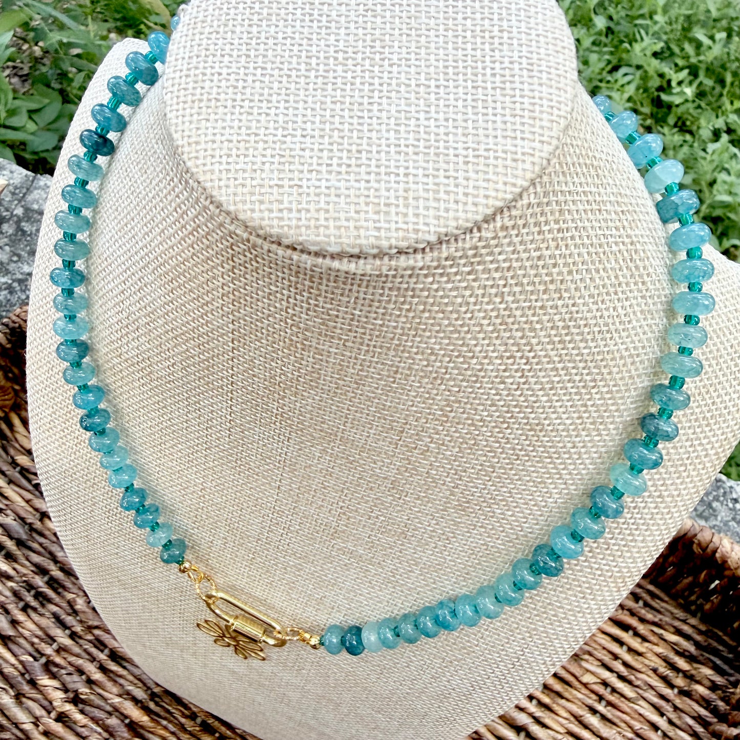 Ava | Peacock with Kingfisher Spacers | Autumn