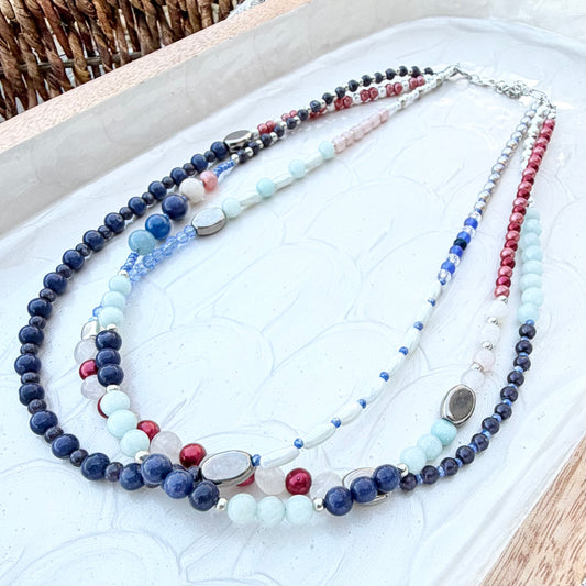Shiloh | Blue Red White | Summer