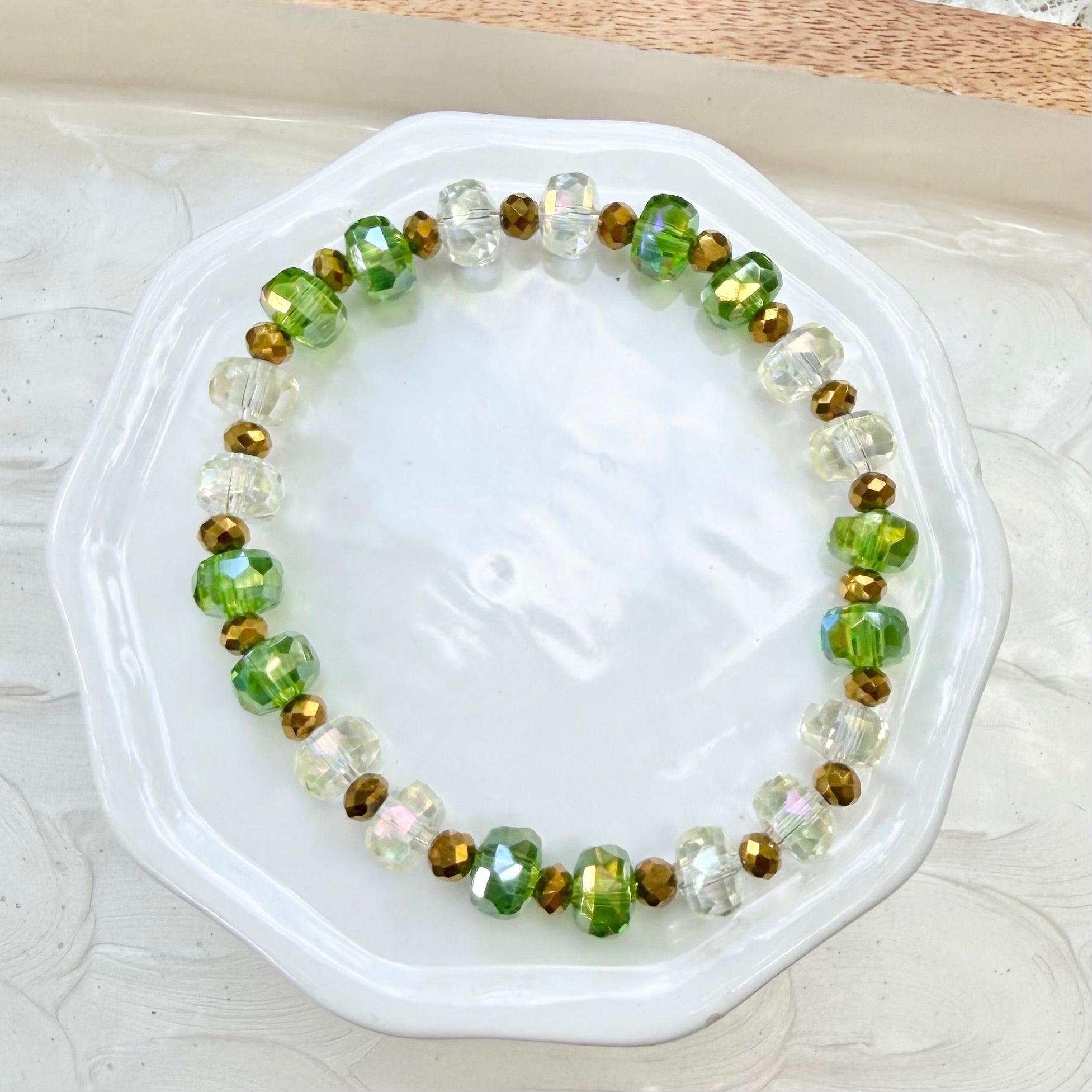 Malia | Grass Green Bracelet | Autumn