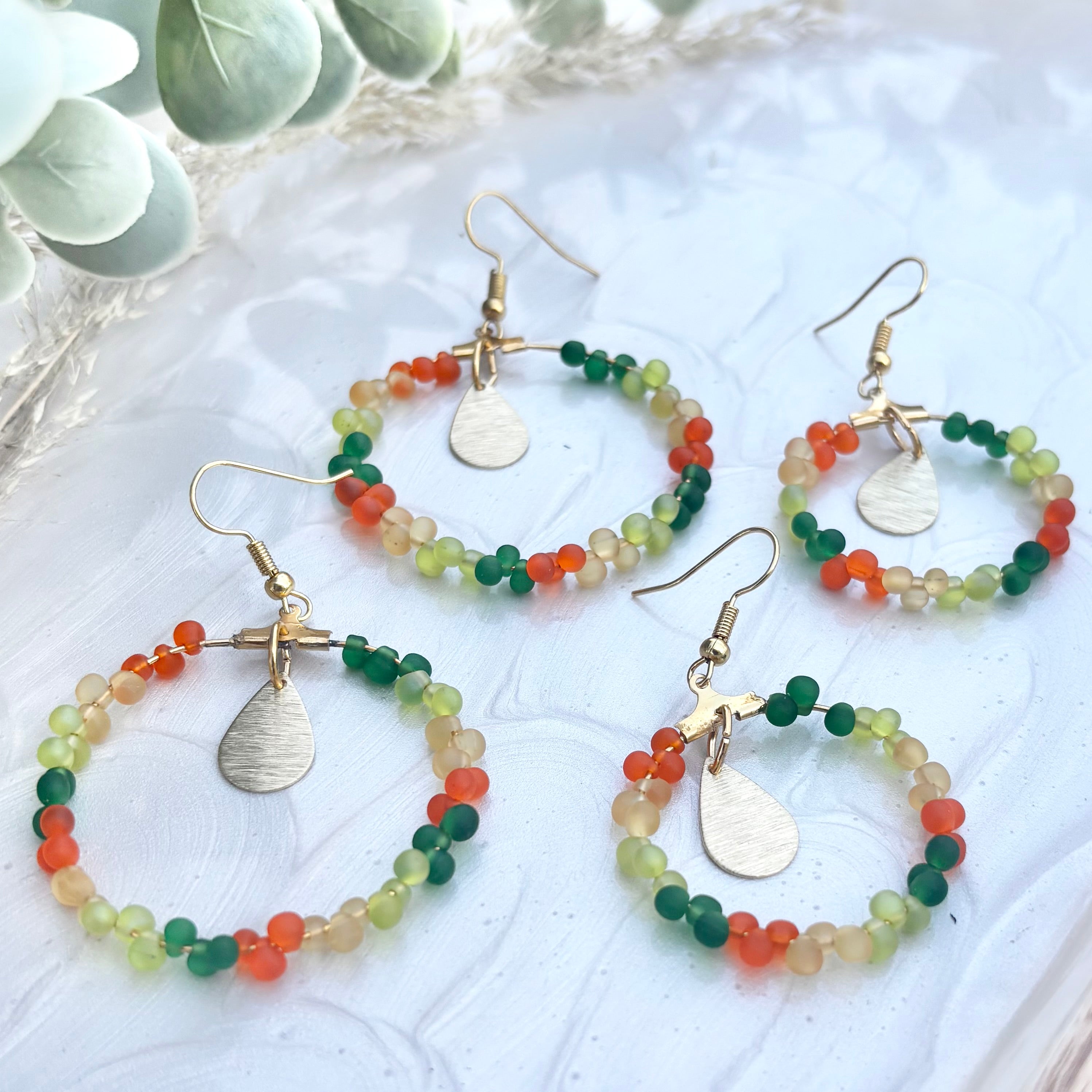 Jayla | Lime Green, Grass Green, Orange, Old Gold | Autumn
