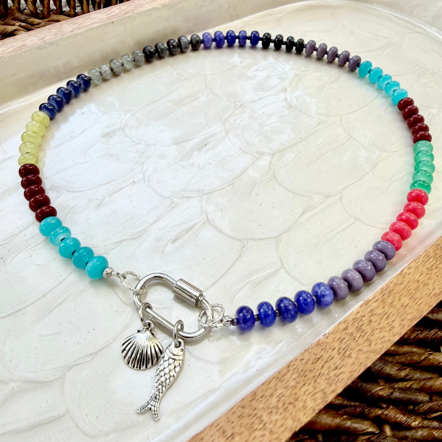 Ava | Multi with Indigo Spacers | Winter