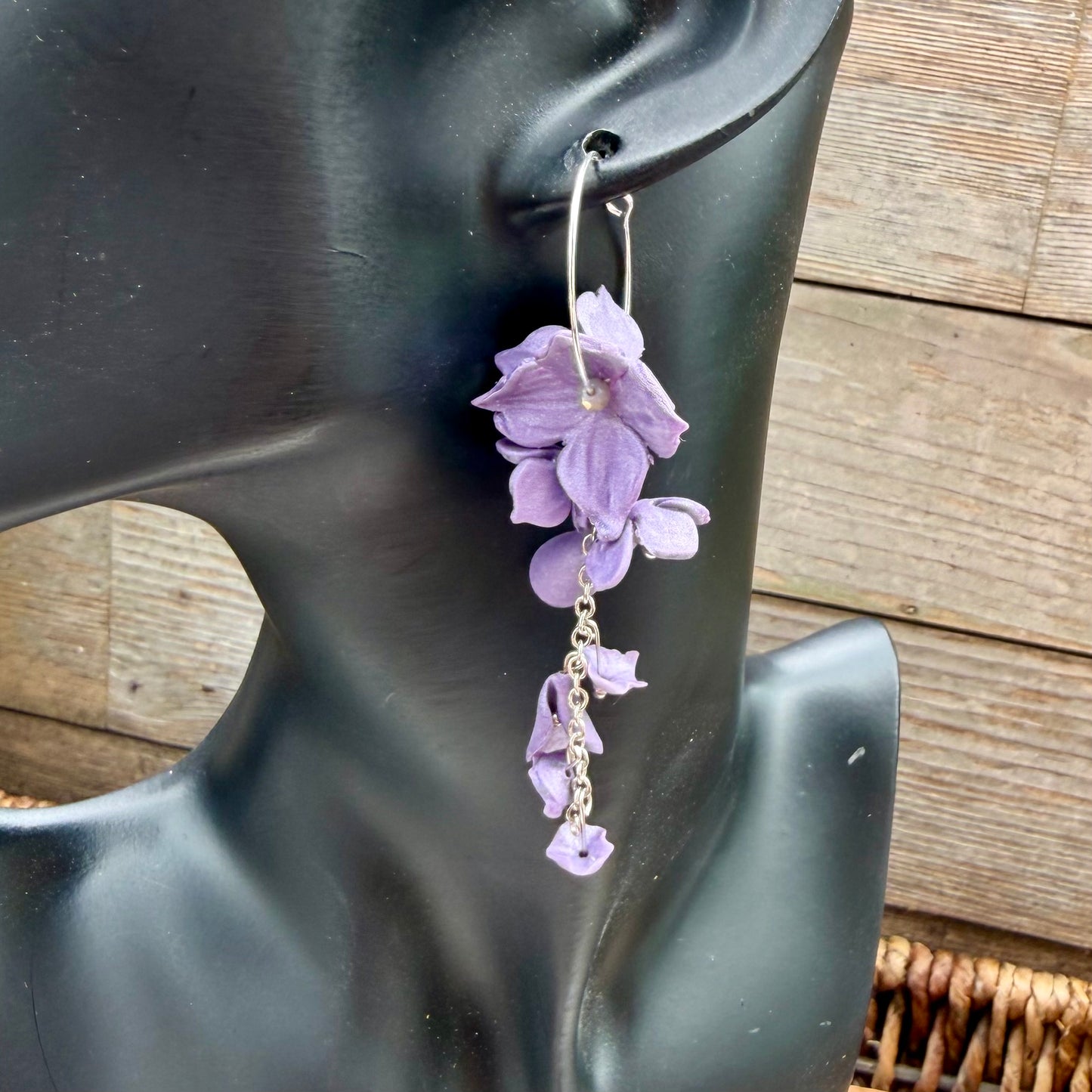 Amelia | Floral Hoop | Customizable
