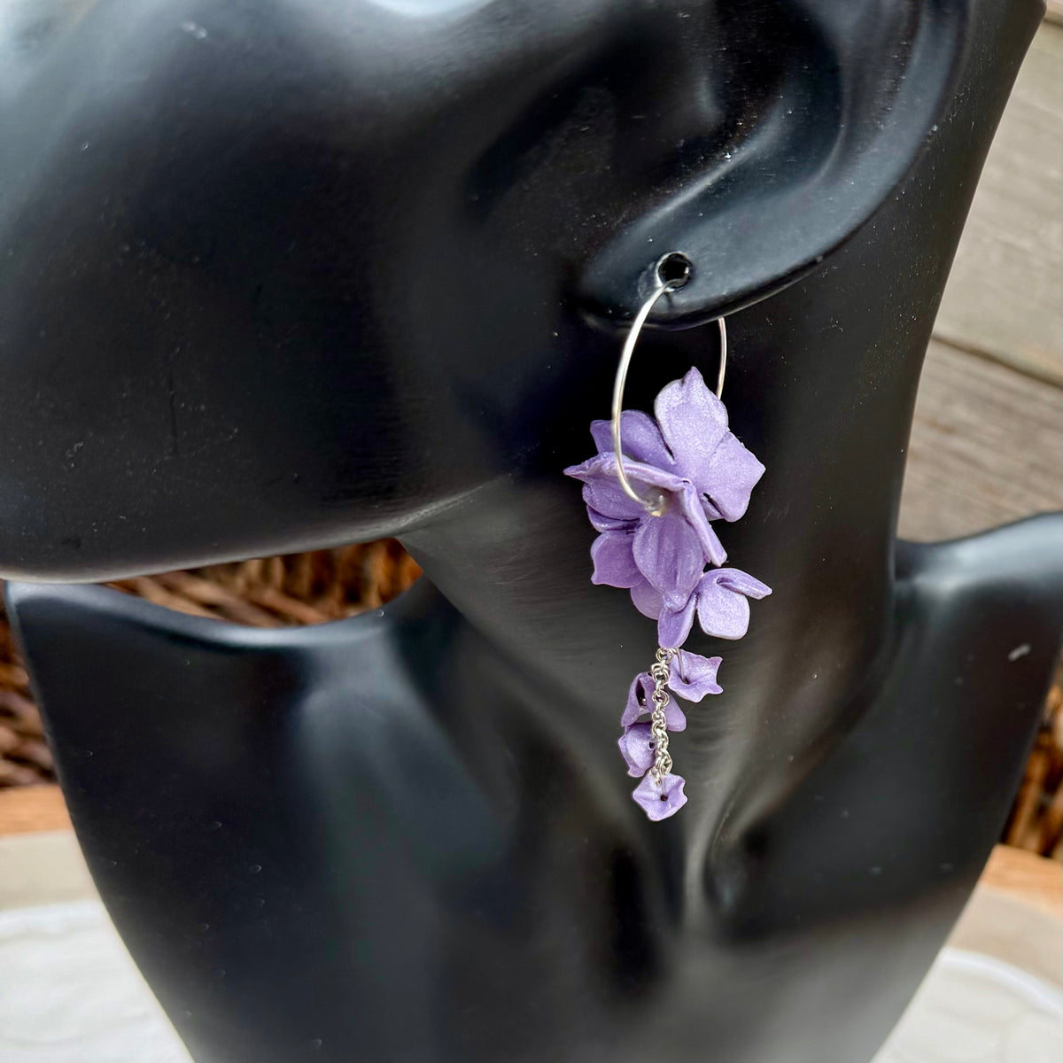 Amelia | Floral Hoop | Customizable