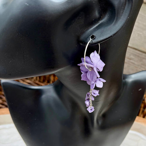 Amelia | Floral Hoop | Customizable