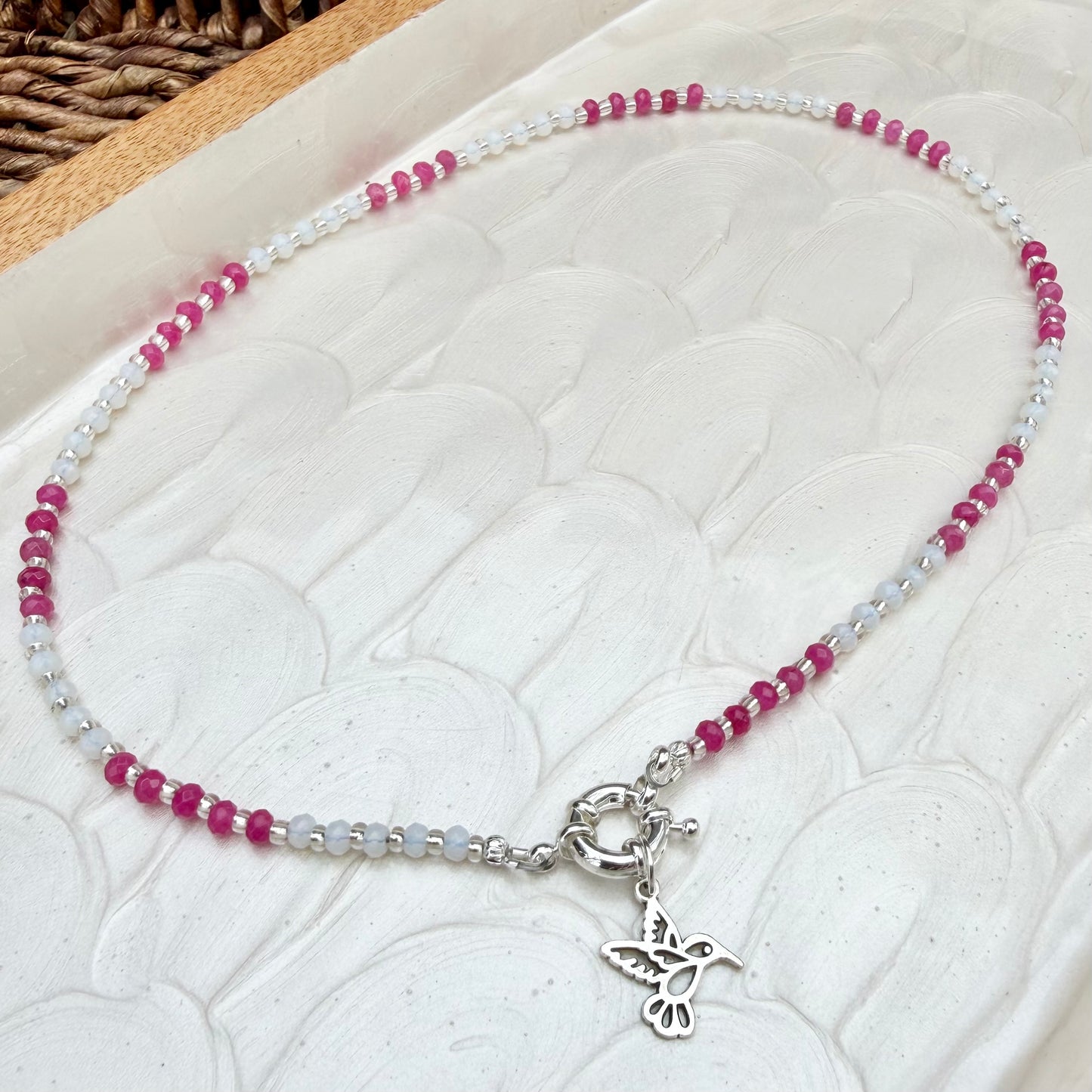 Luciana | Magenta and White | Winter