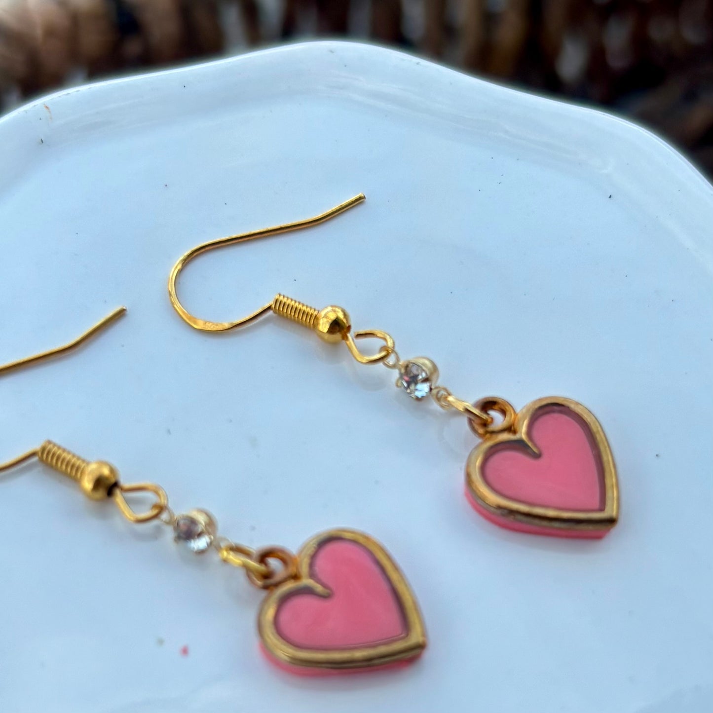 Heart Dangles | Coral | Autumn and Spring