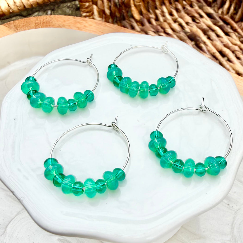 Wren | Jade Hoops | Summer
