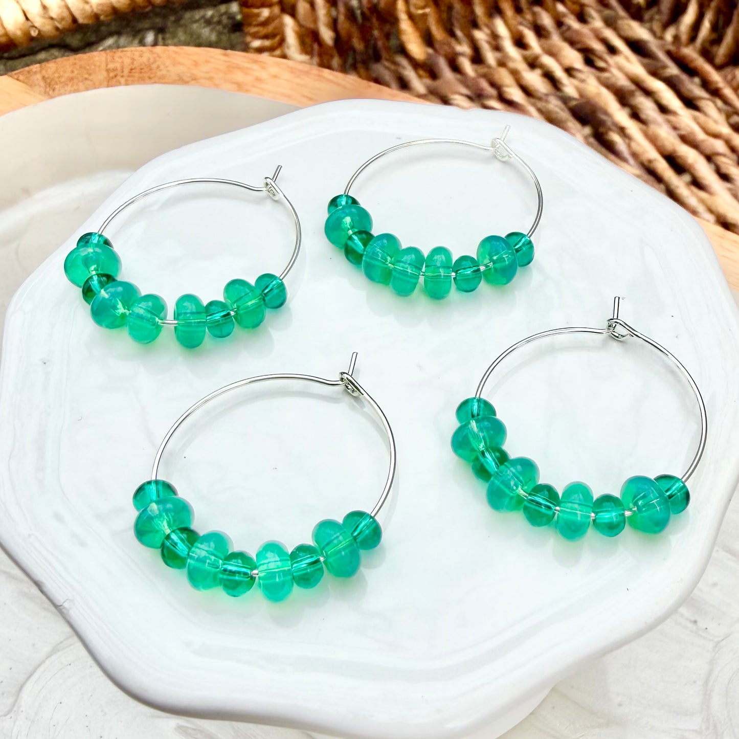 Wren | Jade Hoops | Summer