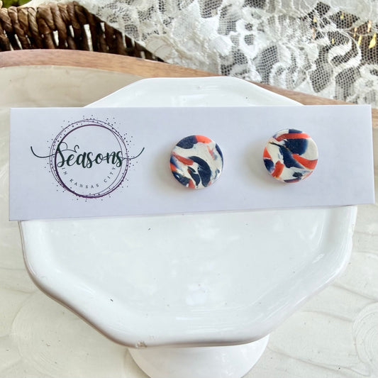Betty II | Swirled Studs | Spring