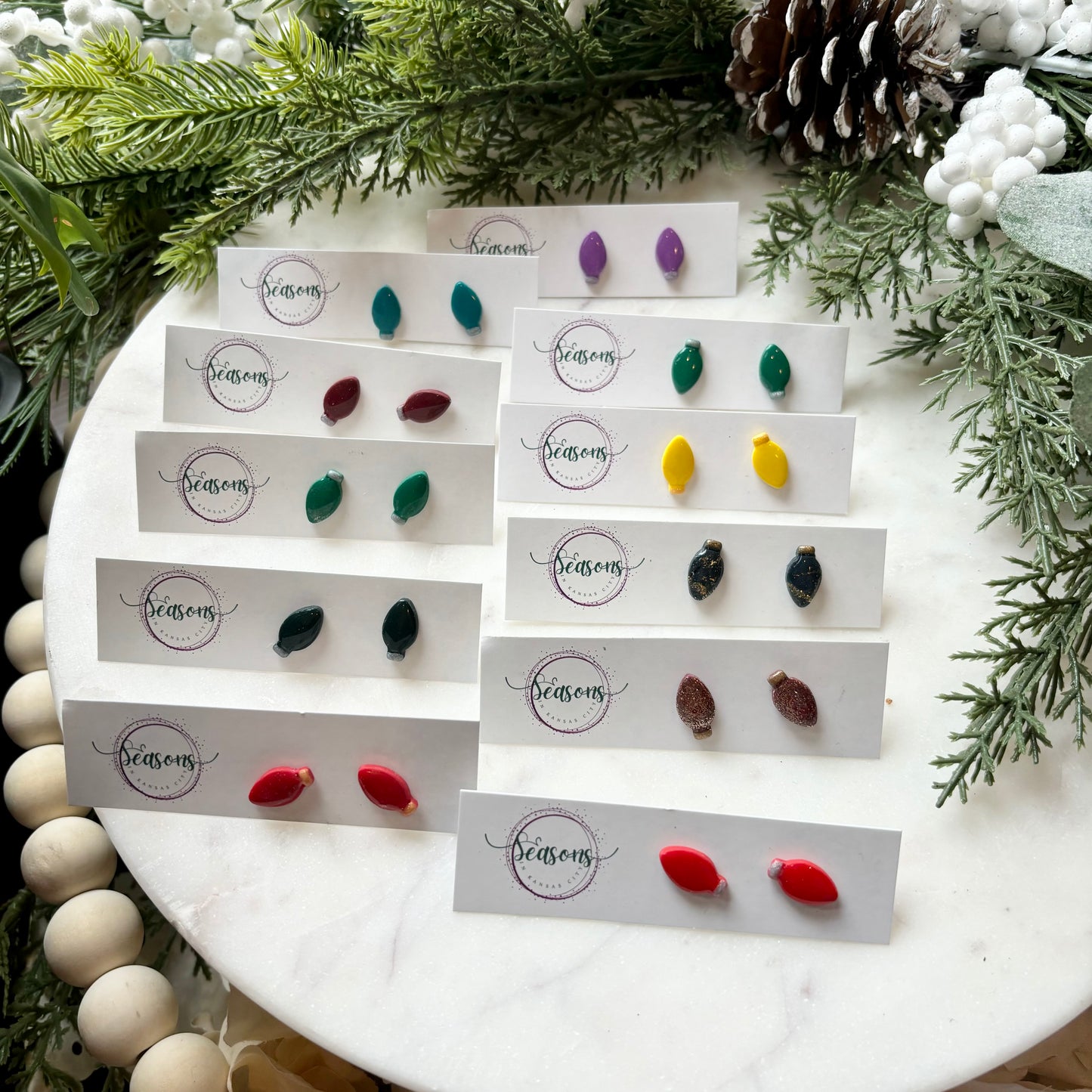 Christmas Light Studs | All Season