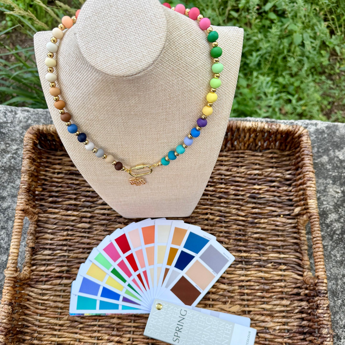 Palette Wearables | Carabiner Necklace | Spring