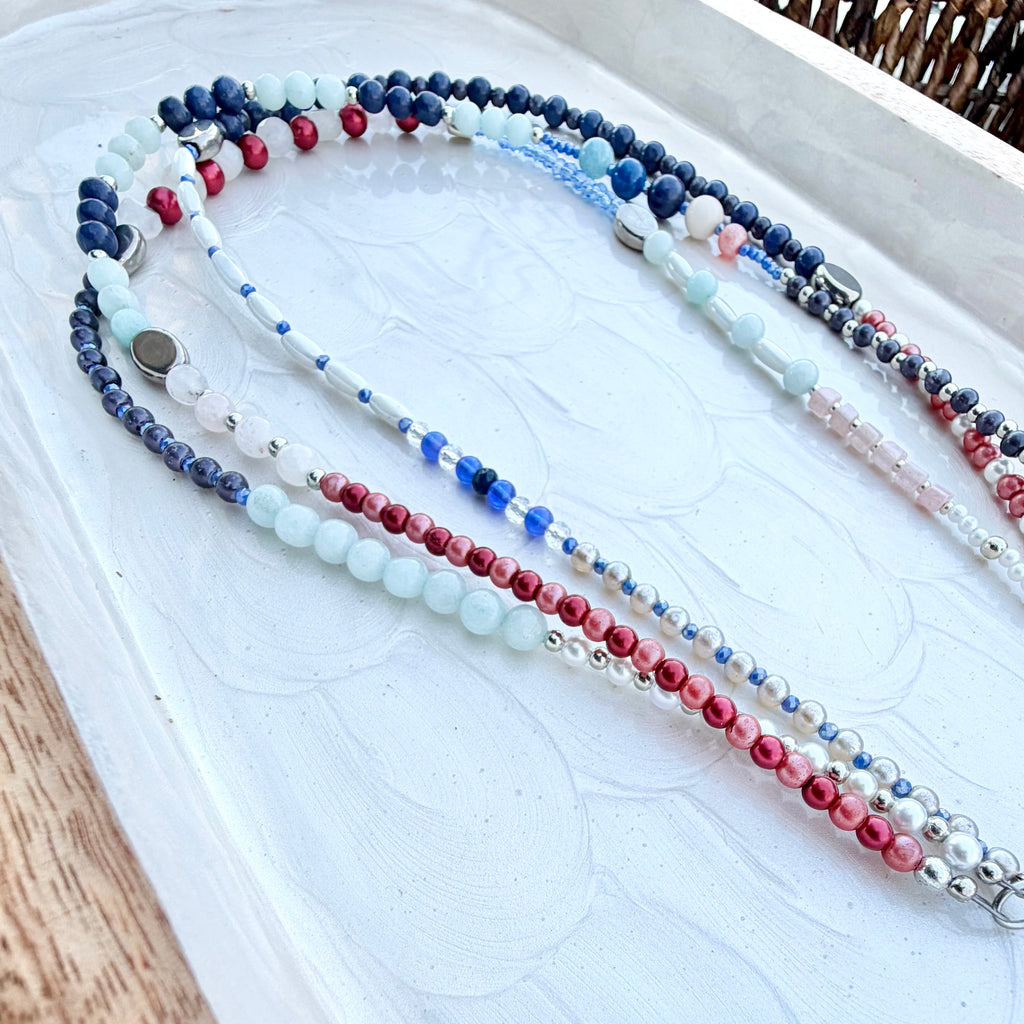 Shiloh | Blue Red White | Summer