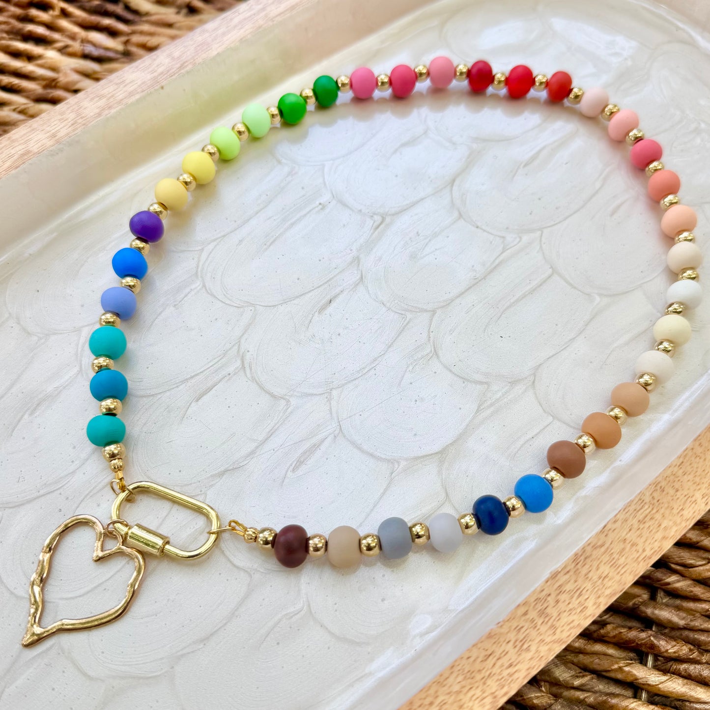 Palette Wearables | Carabiner Necklace | Spring