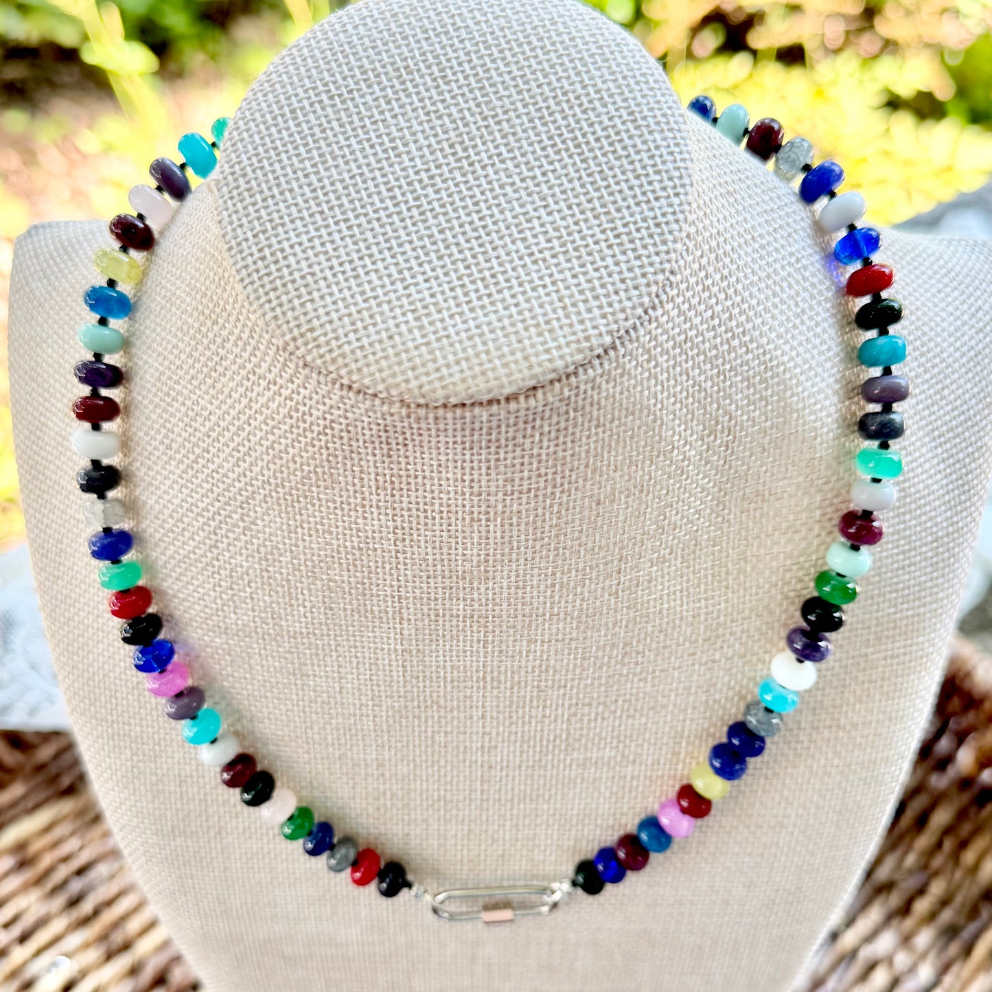 Ava | Scattered Multi with Black Faceted Spacers | Winter