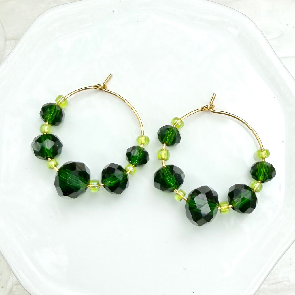 Malia | Forest Green and Lime Green | Autumn