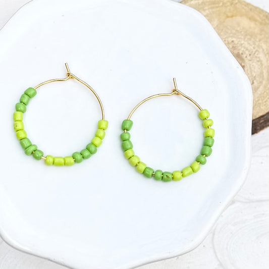 Sadie | Lime and Grass Green | Autumn