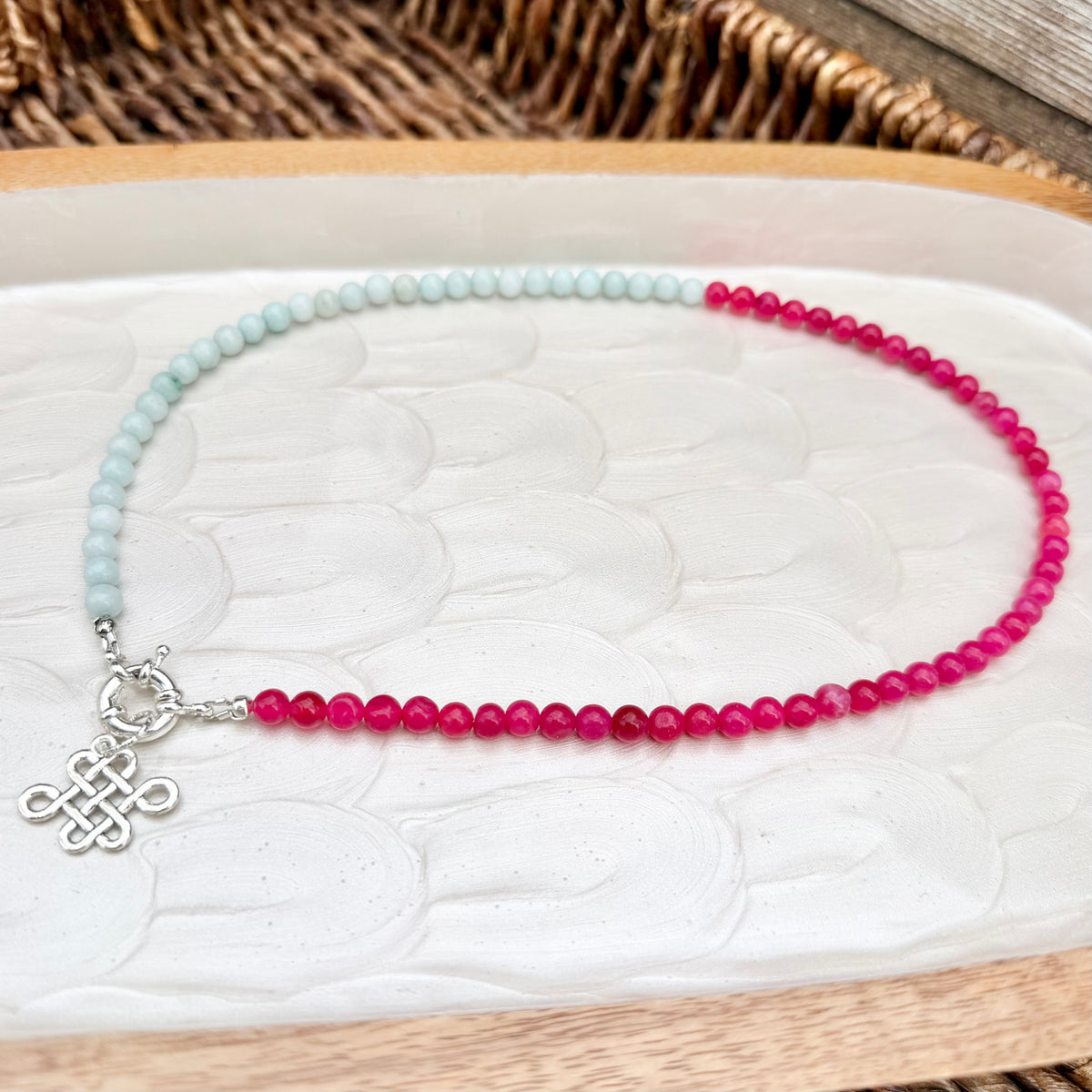 Natalie | Magenta and Ice Blue | Winter