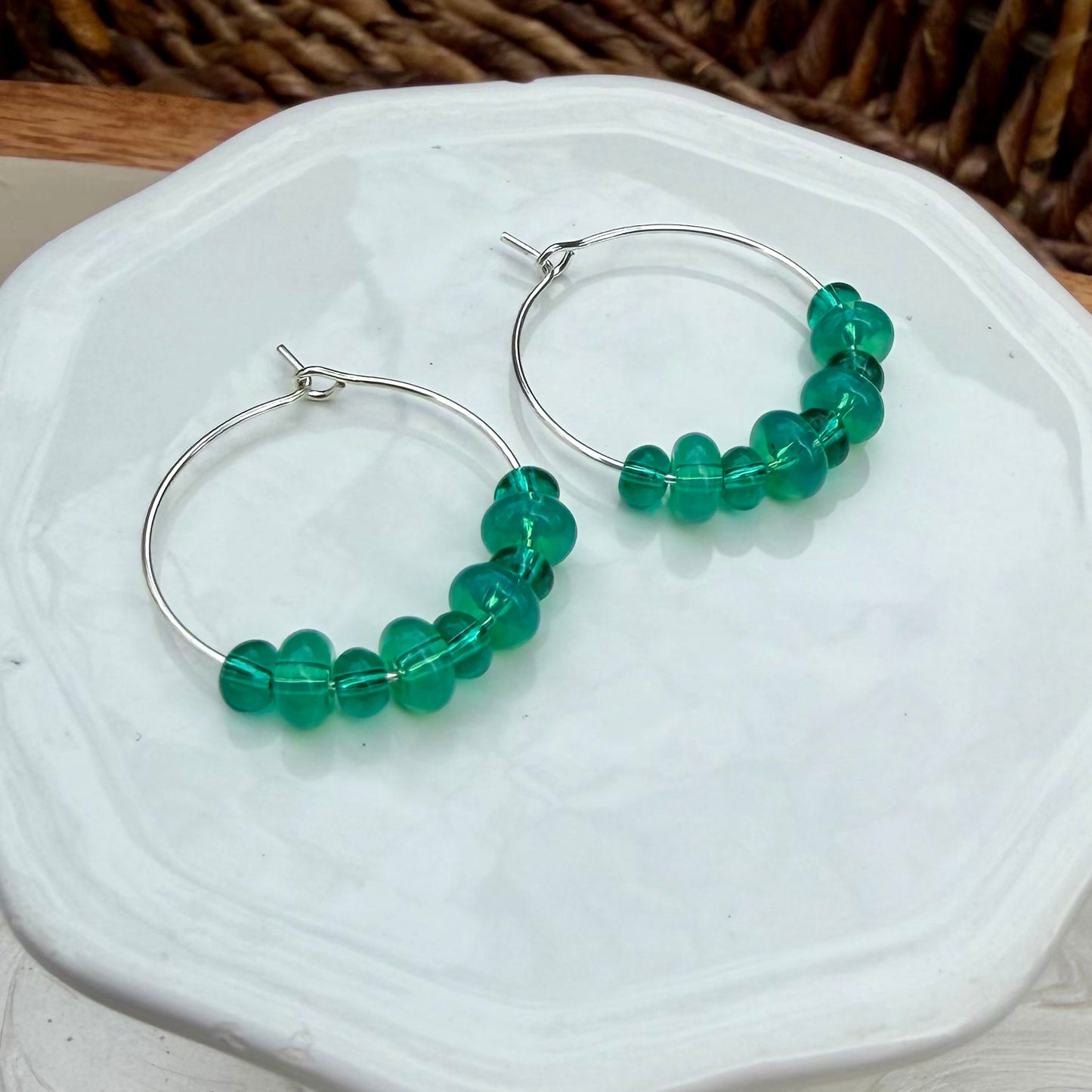 Wren | Jade Hoops | Summer