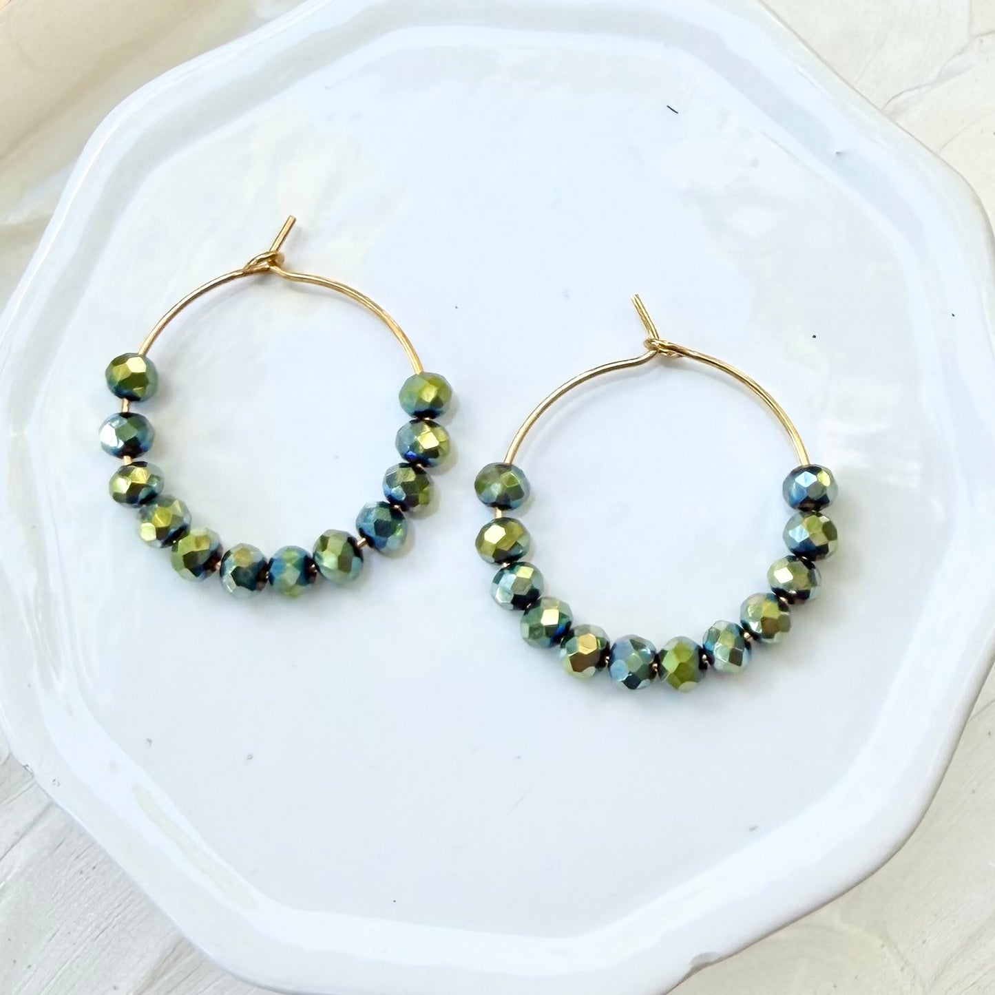 Malia | Iridescent Forest Green | Autumn