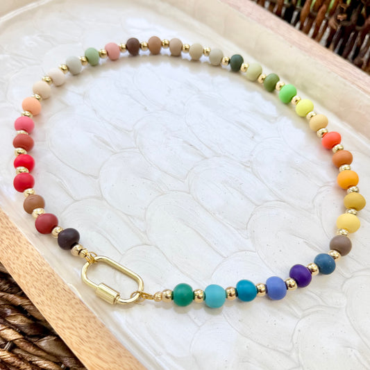 Palette Wearables | Carabiner Necklace | Autumn