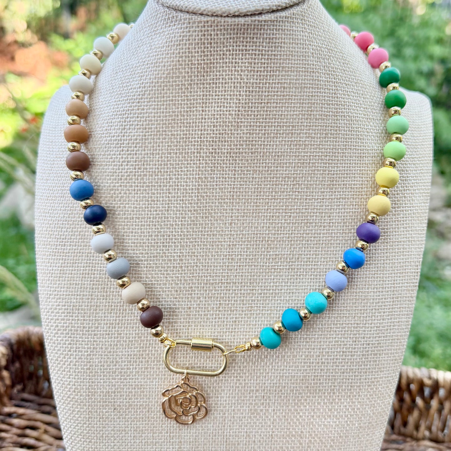 Palette Wearables | Carabiner Necklace | Spring